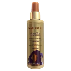 Pantene Gold Series Thermal Heat Protector 6.4 oz - Unleash the Power of Argan Oil for Heat Protection and Healthy Hair!
