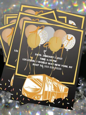 Party Bus Flyer