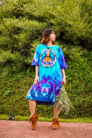 Peace & Harmony Hand Dyed Boho Hippie Dress