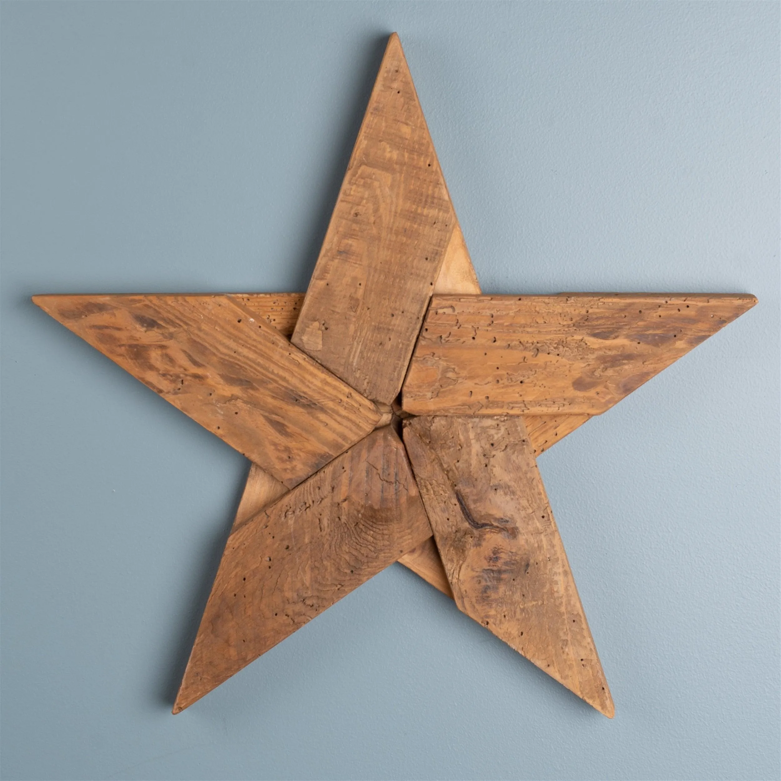 Pine Wood Star Decor (Set of 2)