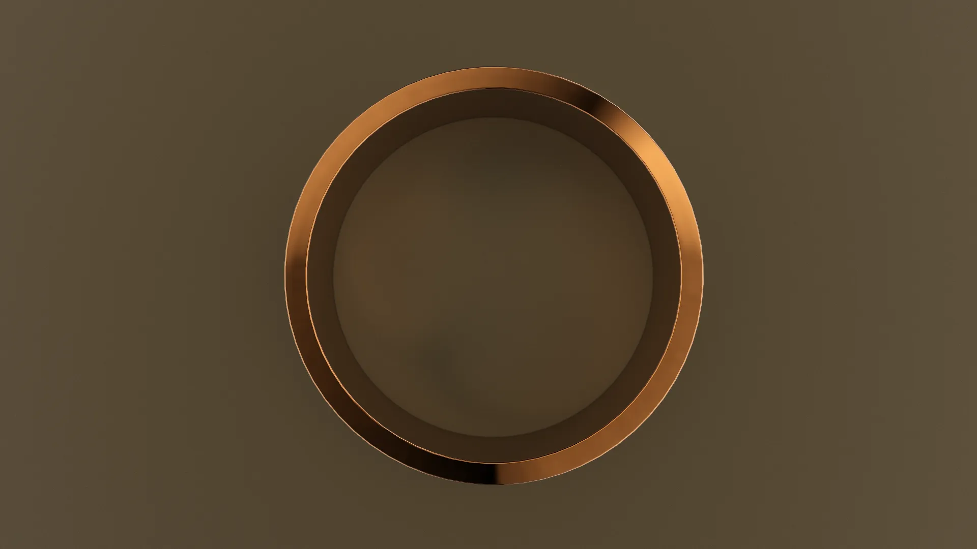 Polished Rose Gold 10mm Flat Wedding Band