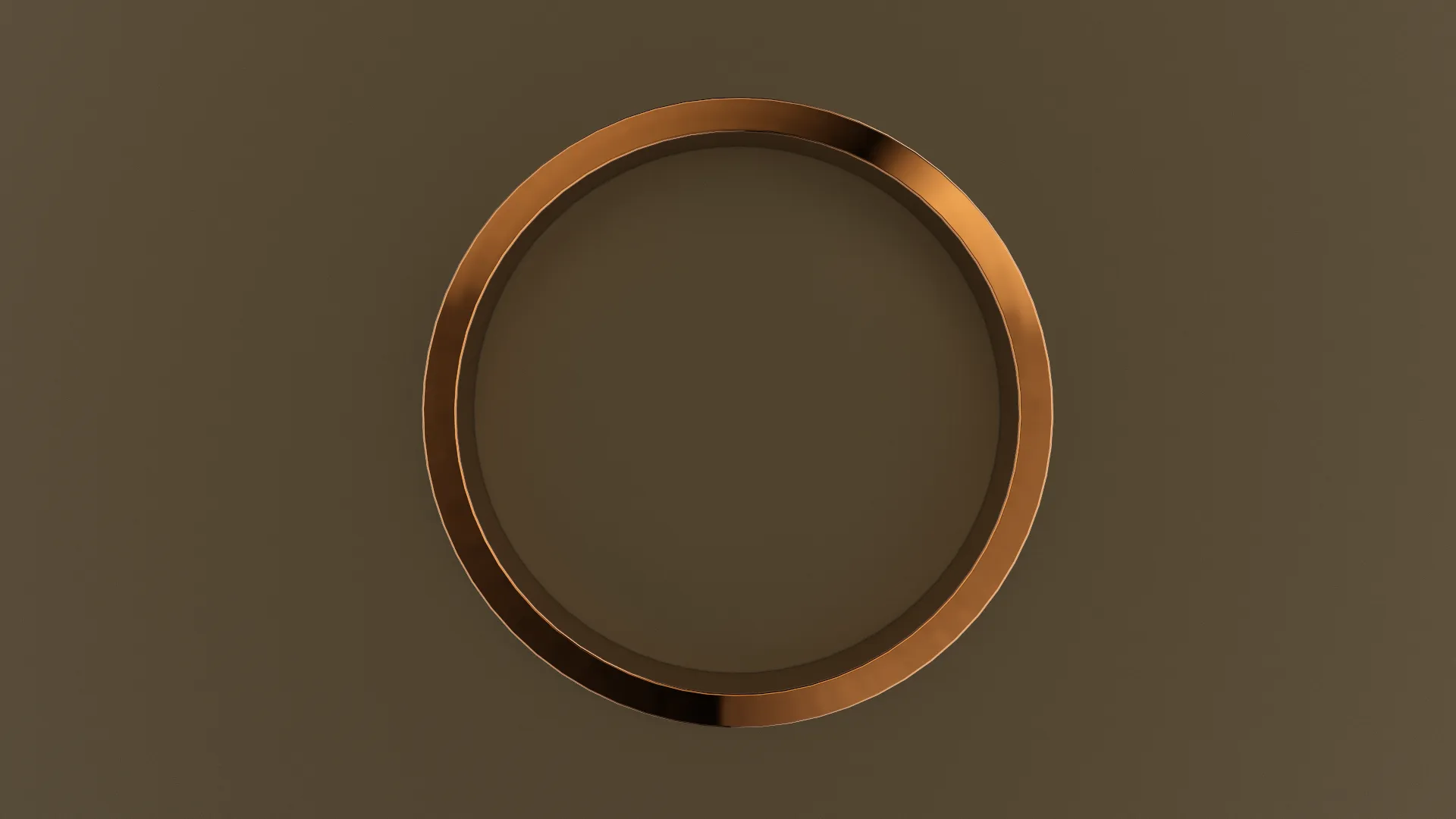 Polished Rose Gold 4mm Flat Wedding Band