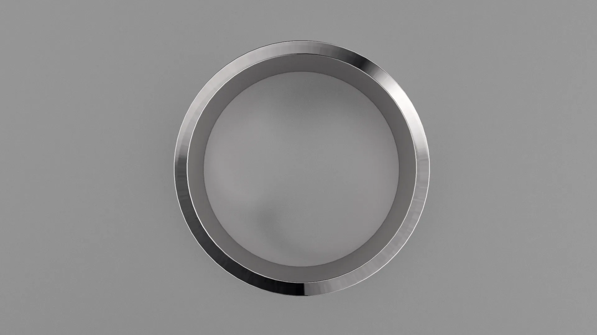 Polished Sterling Silver 10mm Flat Wedding Band