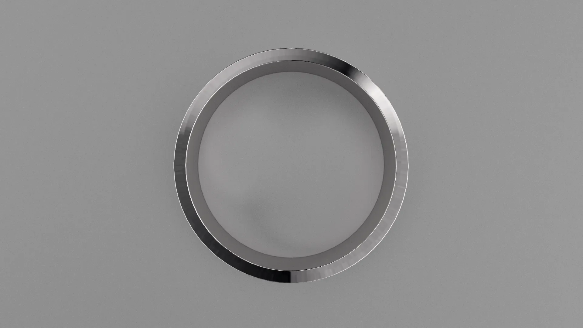 Polished Sterling Silver 8mm Flat Wedding Band