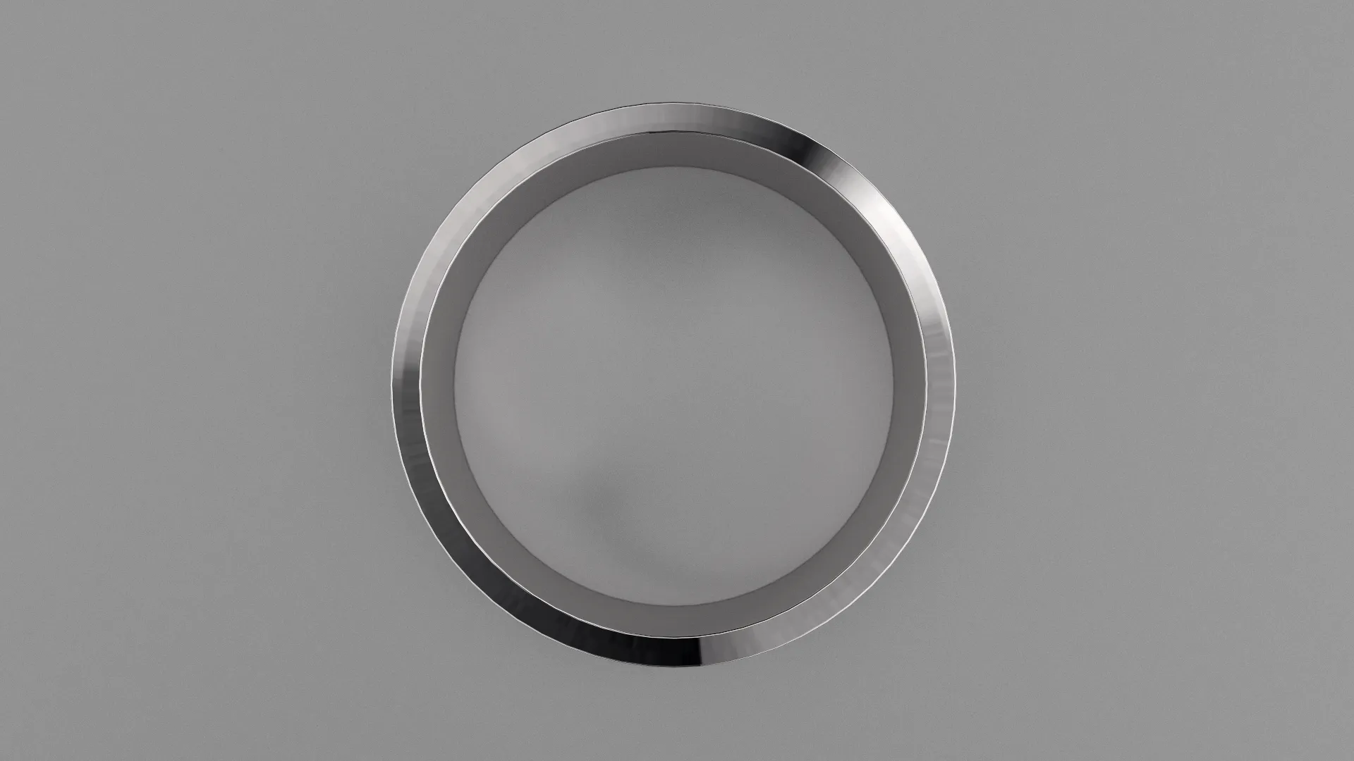 Polished Sterling Silver 9mm Flat Wedding Band