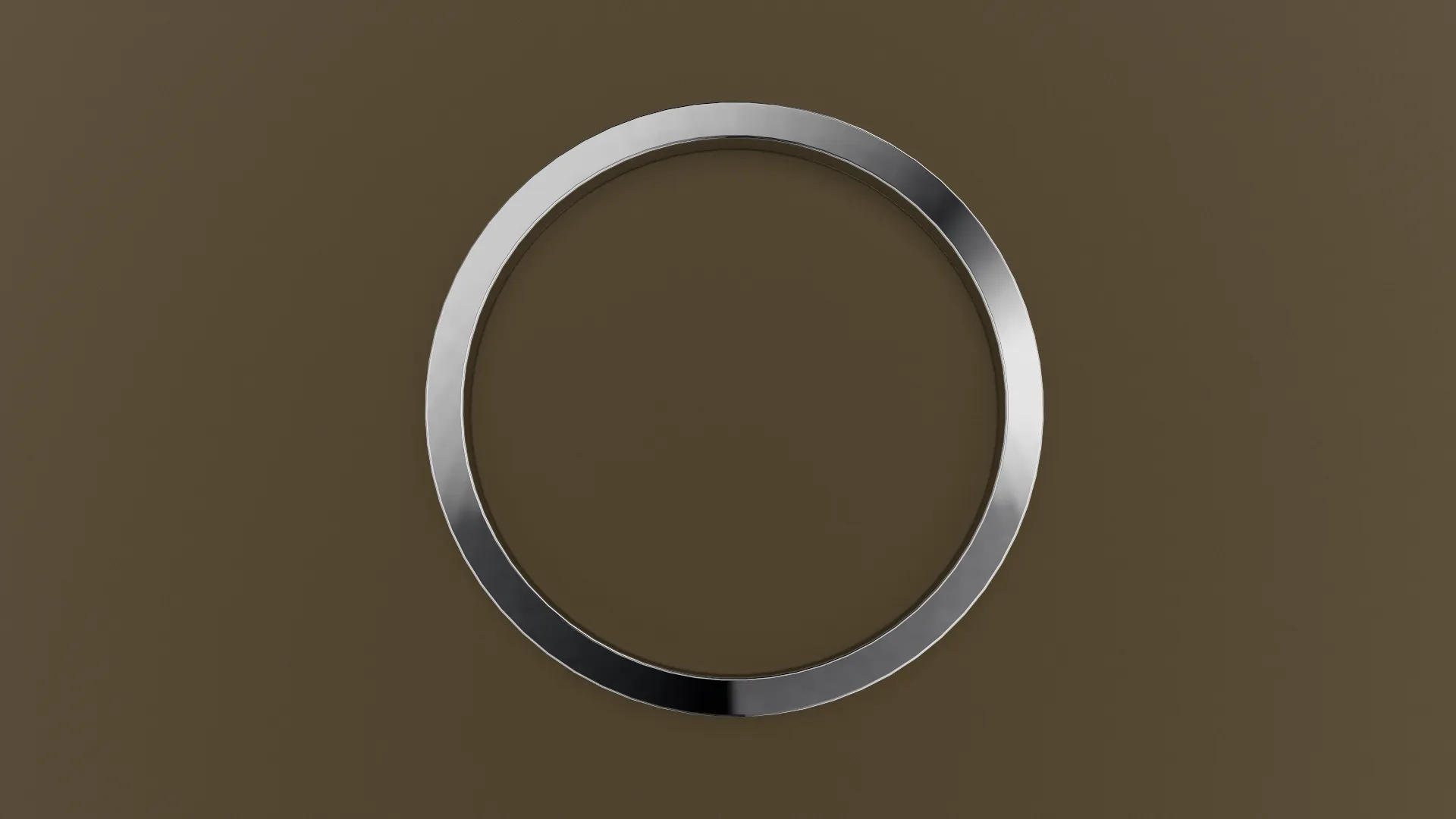 Polished White Gold 1.5mm Flat Wedding Band