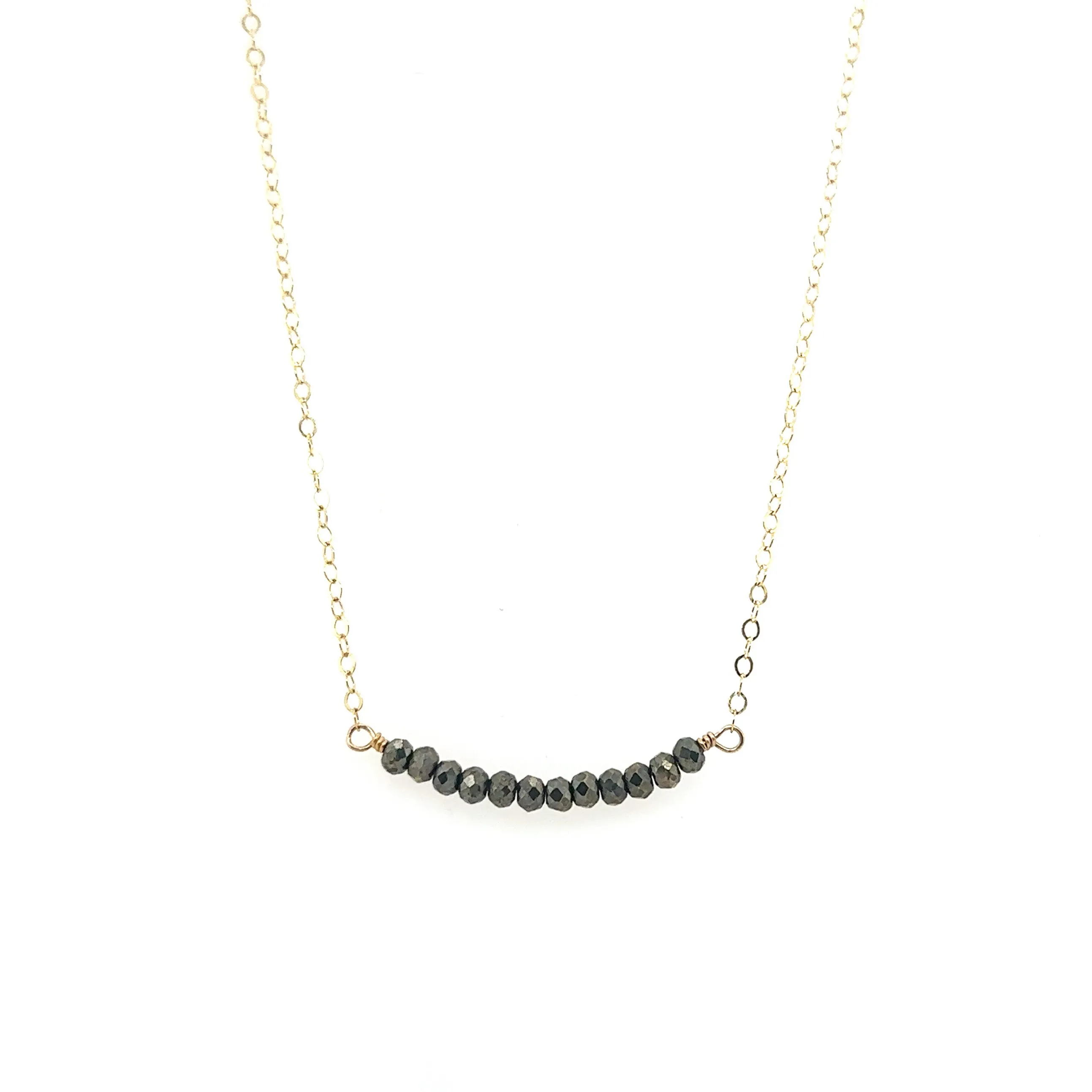 Pyrite Gembar in Gold