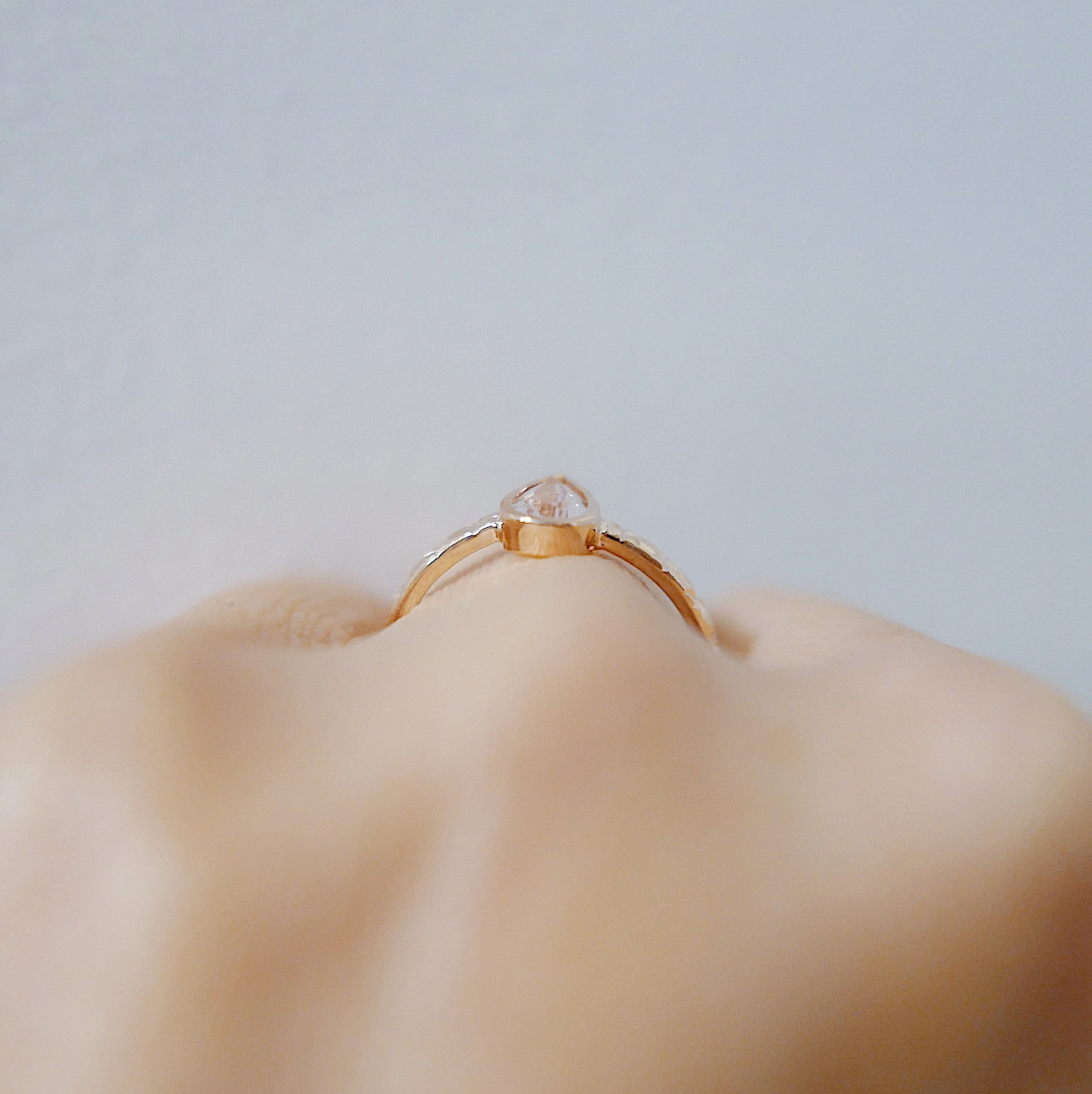 Rae Morganite Bezel Ring