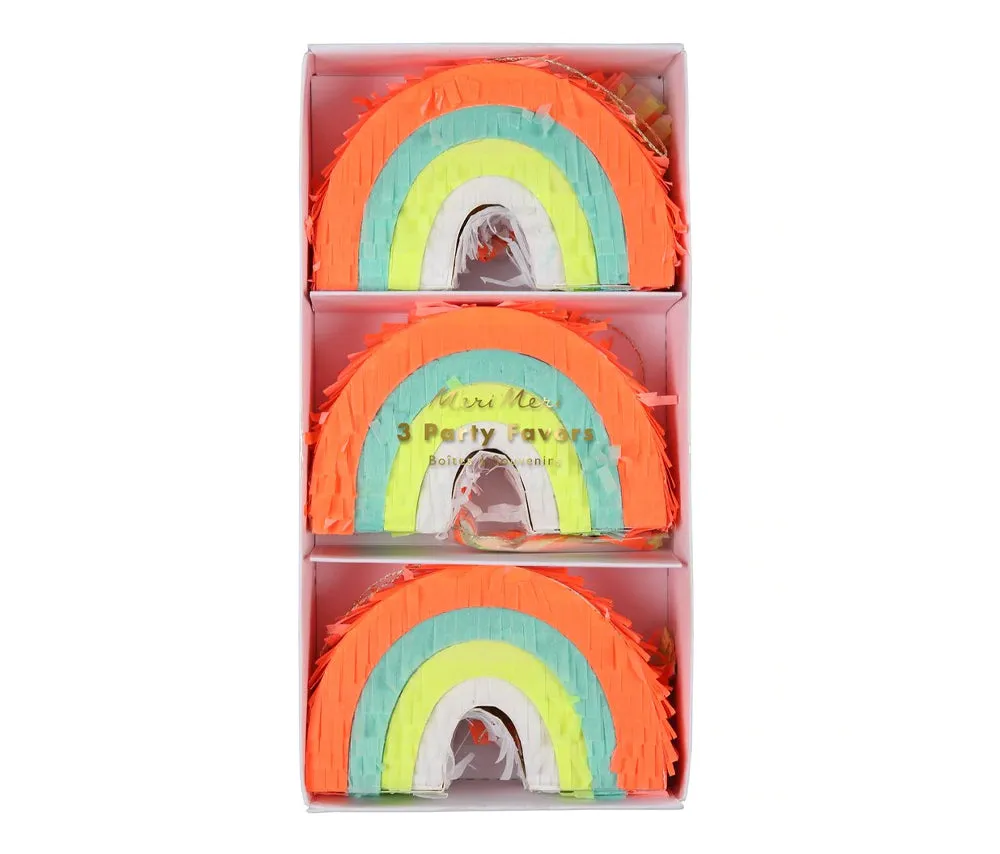 Rainbow Pinata Favors (set of 3)