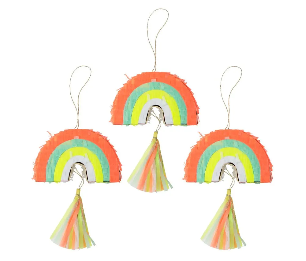 Rainbow Pinata Favors (set of 3)
