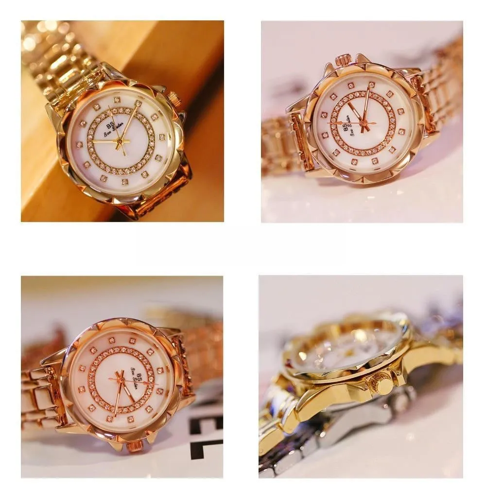 Relógio Diamond Luxury com Bracelete
