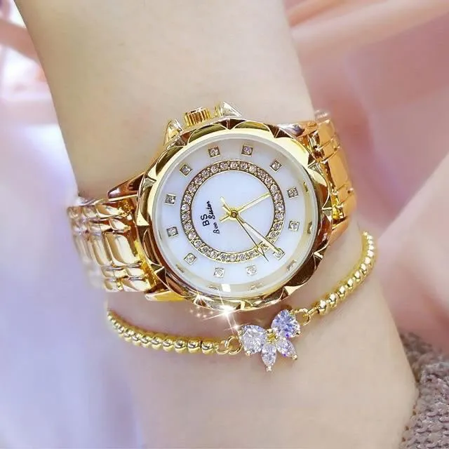 Relógio Diamond Luxury com Bracelete