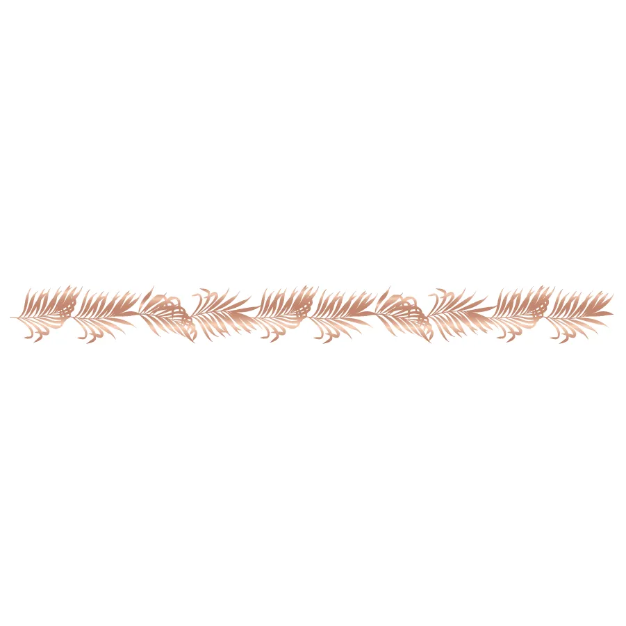 Rose Gold Leafs
