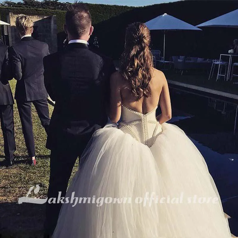 Roycebridal Princess Tulle Ball Gown Wedding Dresses Sweethaert Puffy