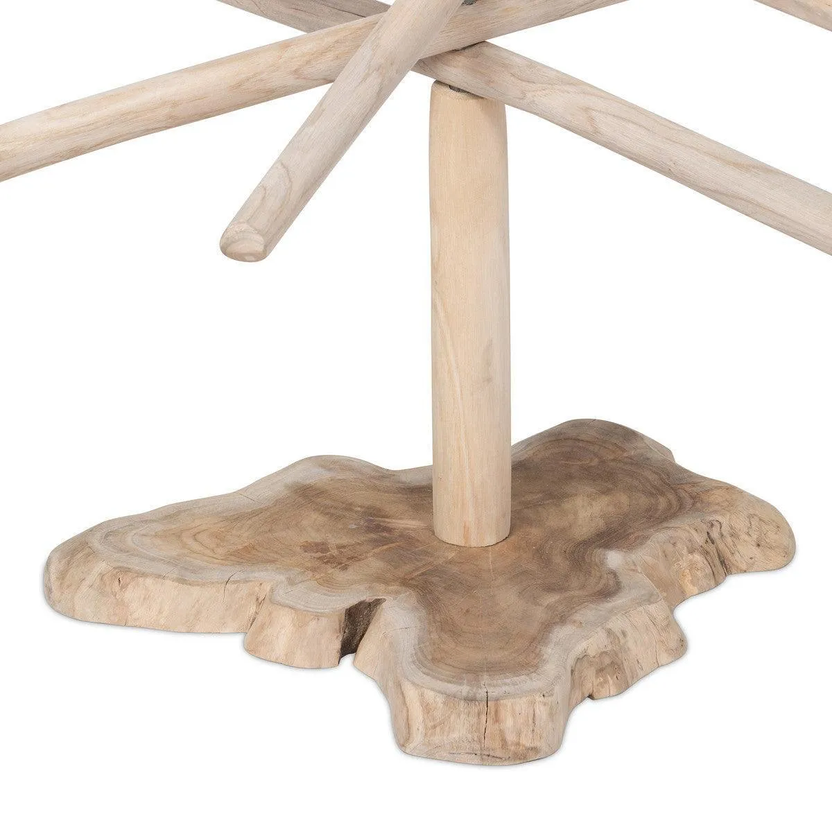 Rustic Teak Wood Christmas Tree, 60 in.