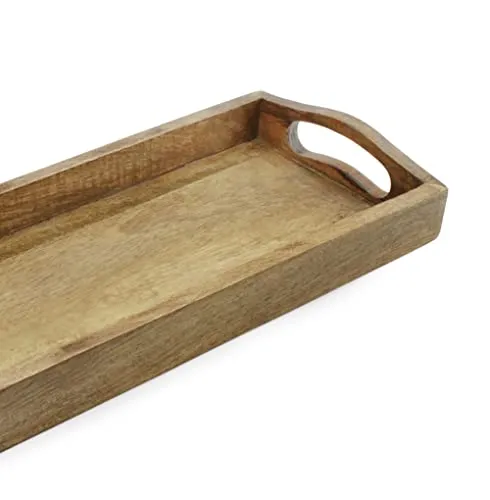 Rustic Wood Serving Trays (Set of 2)