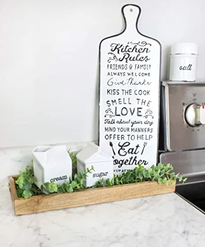 Rustic Wood Serving Trays (Set of 2)