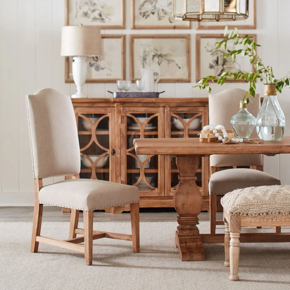 San Rafael Wide Glass Sideboard