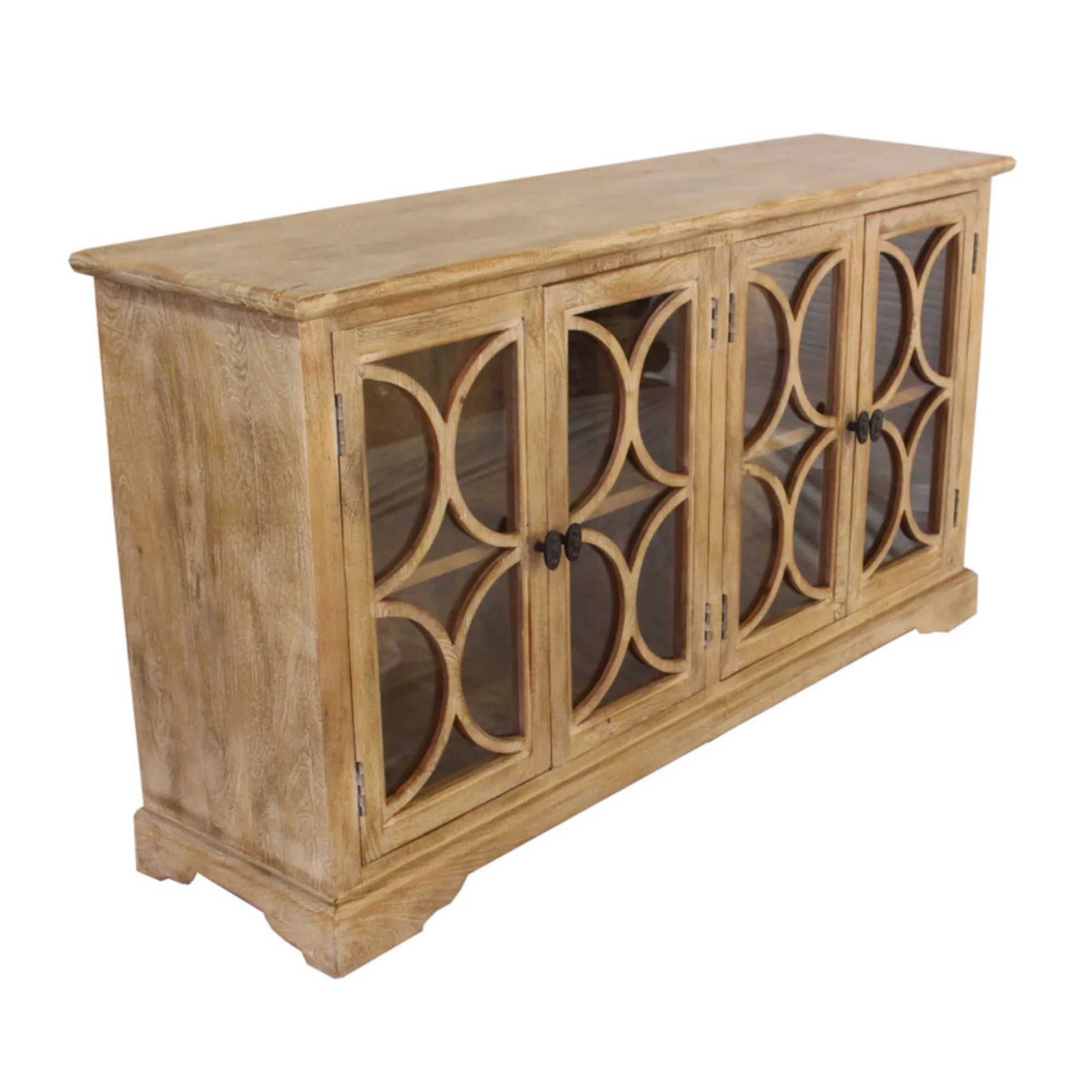 San Rafael Wide Glass Sideboard
