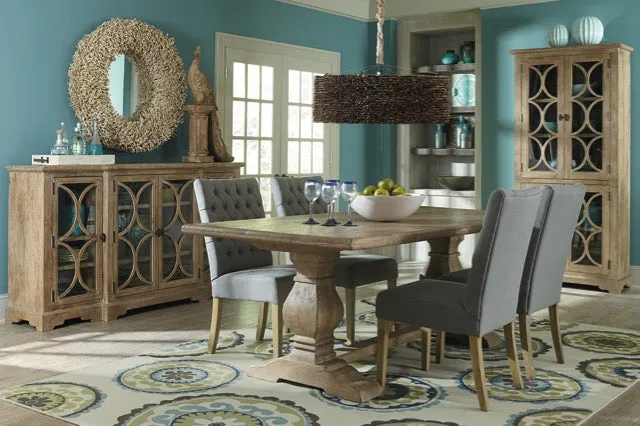 San Rafael Wide Glass Sideboard
