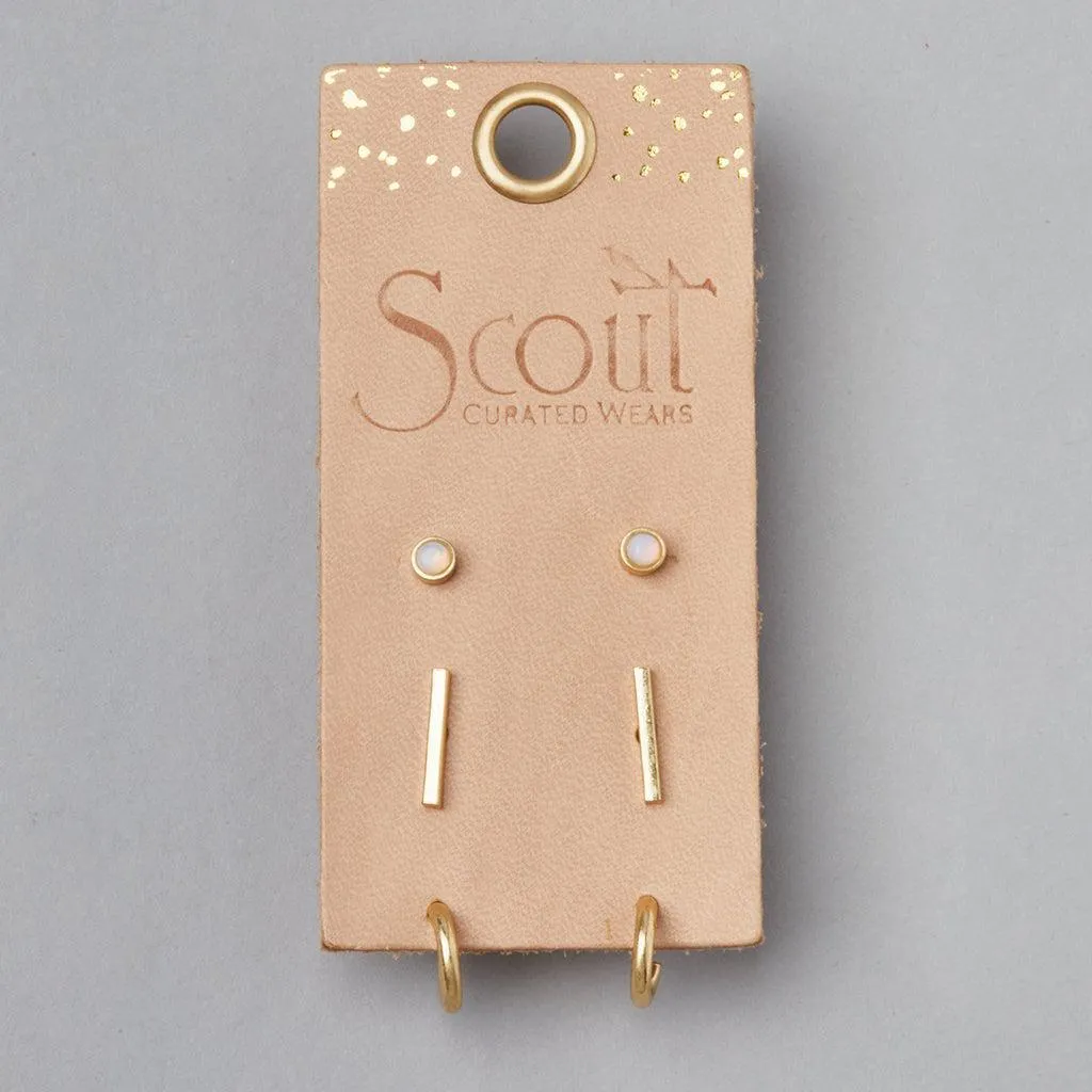 Scout Curated Wears Scarlett Stud Trio