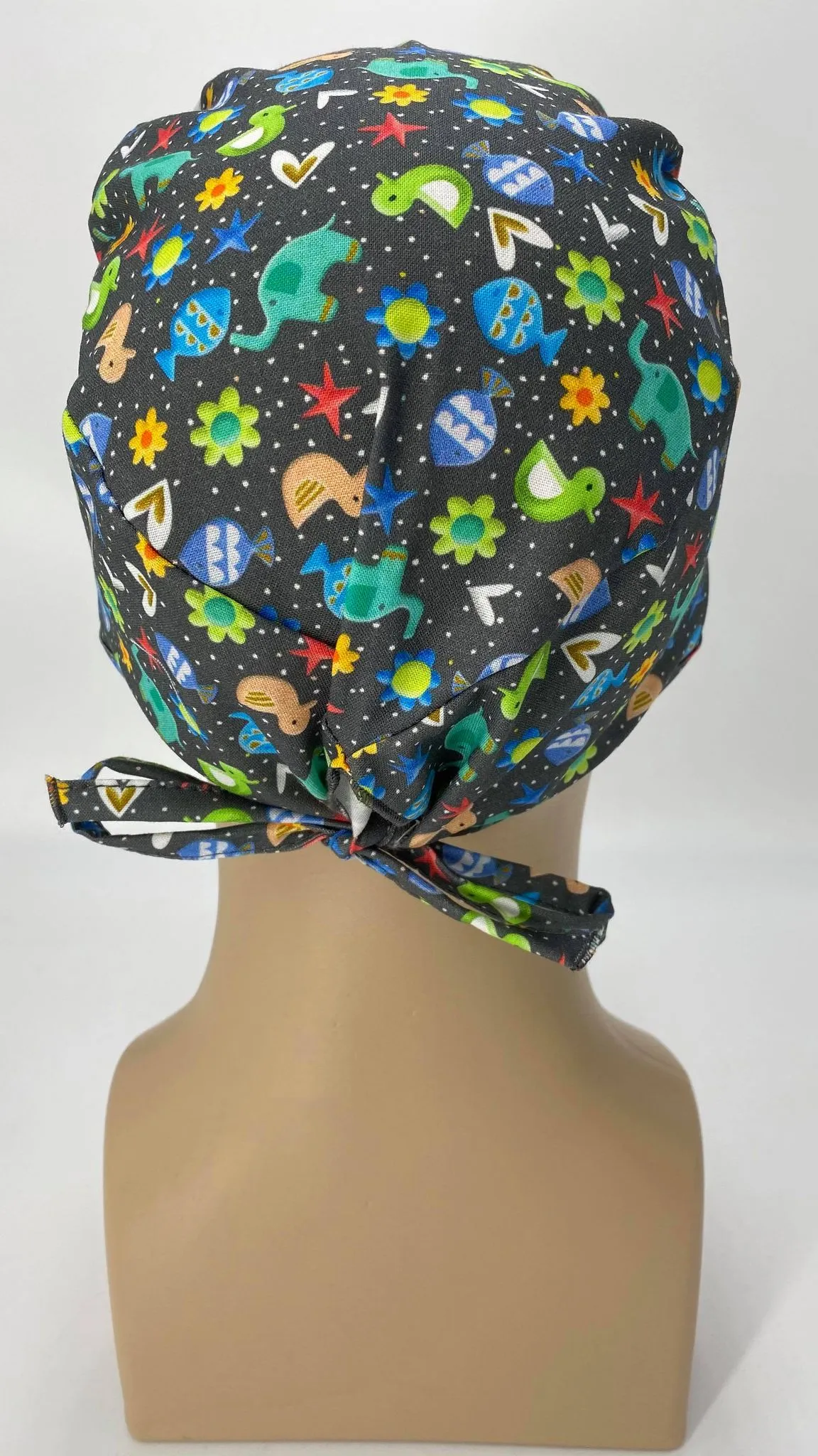 Scrub Cap Medical Surgeon Head Cover Surgical Hat Nurse Nursing Operating Room, Animal Cracker Animals