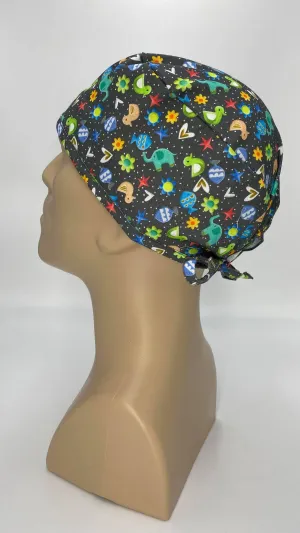 Scrub Cap Medical Surgeon Head Cover Surgical Hat Nurse Nursing Operating Room, Animal Cracker Animals