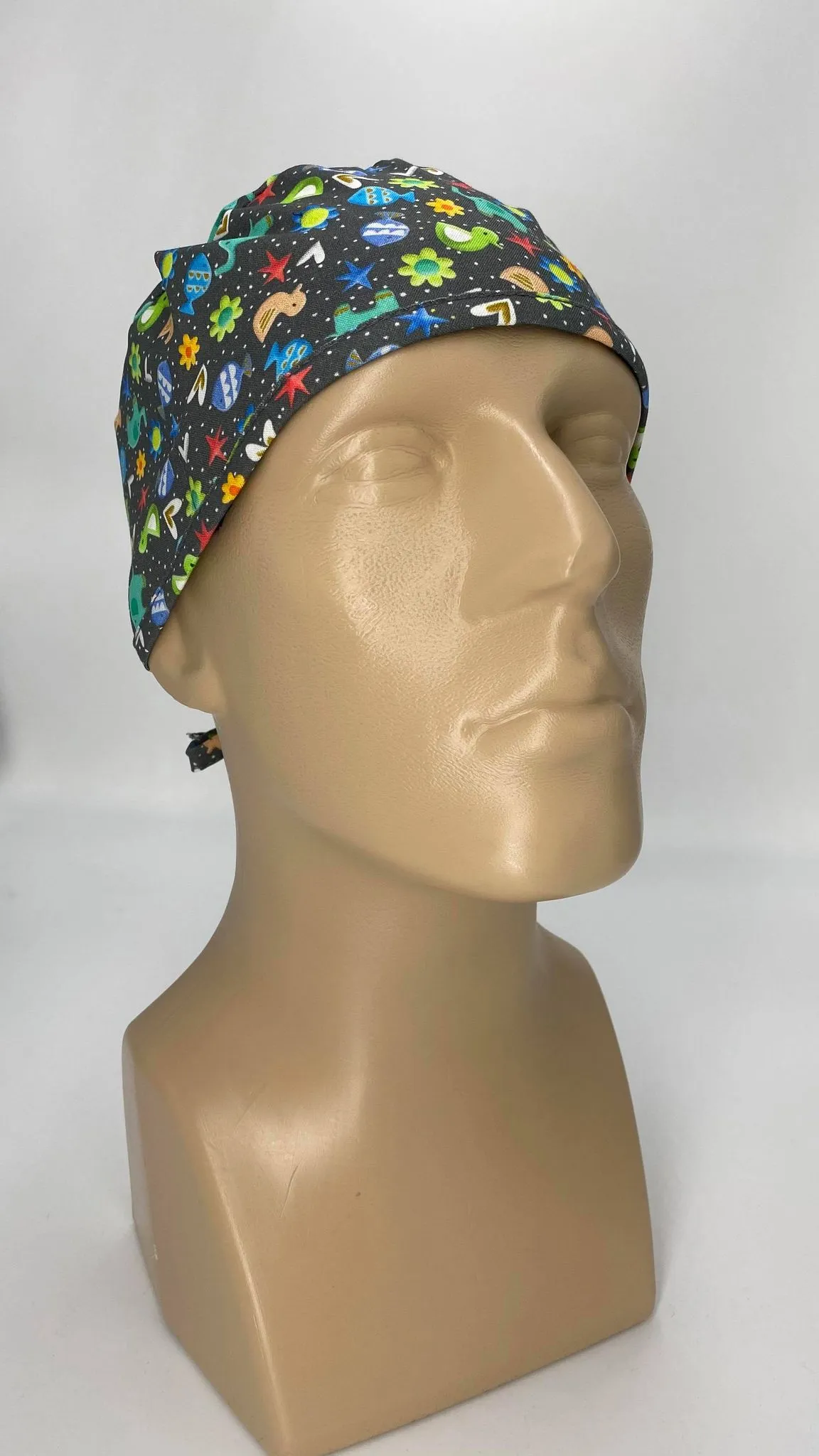 Scrub Cap Medical Surgeon Head Cover Surgical Hat Nurse Nursing Operating Room, Animal Cracker Animals