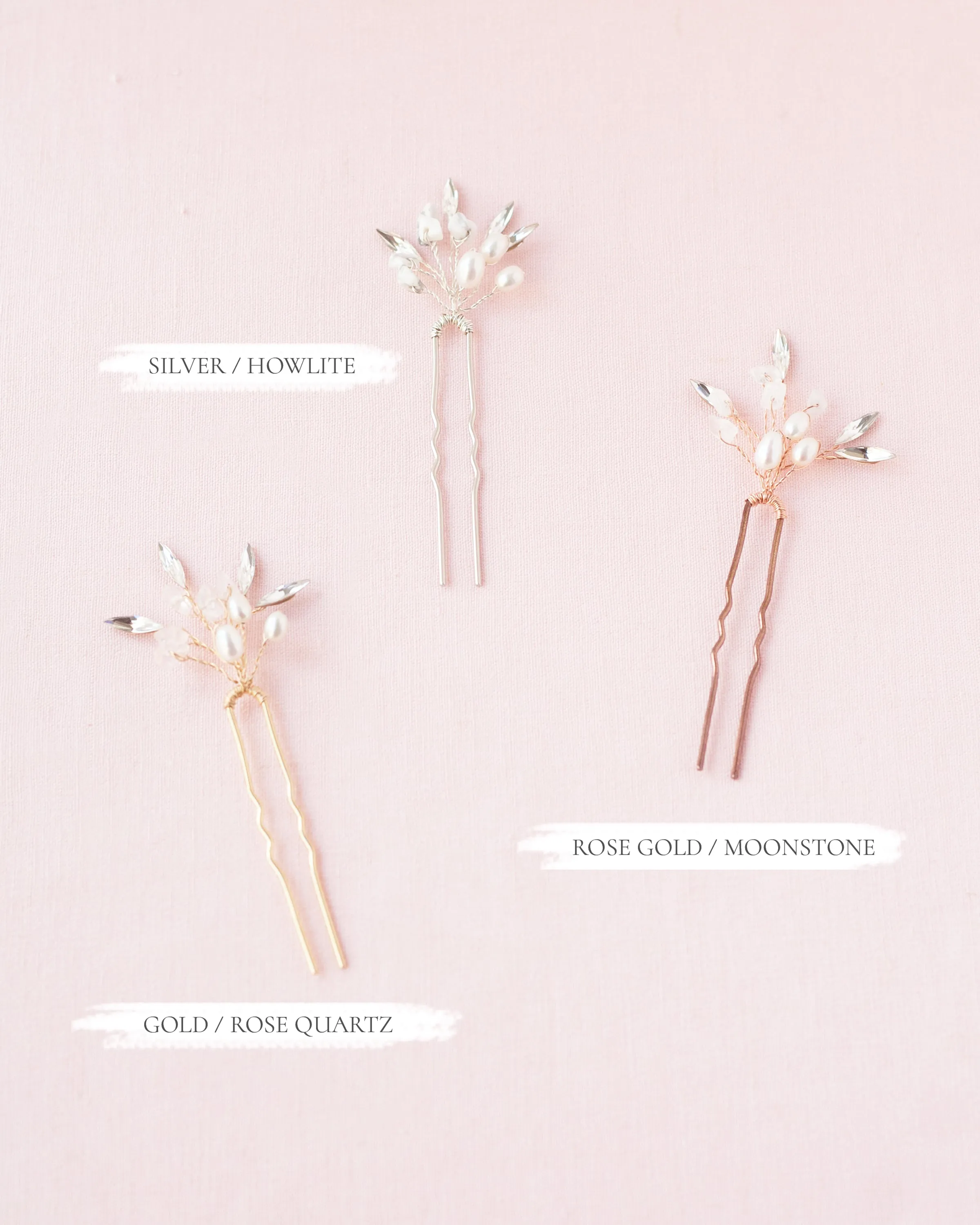 Sea Mist Hair Pins