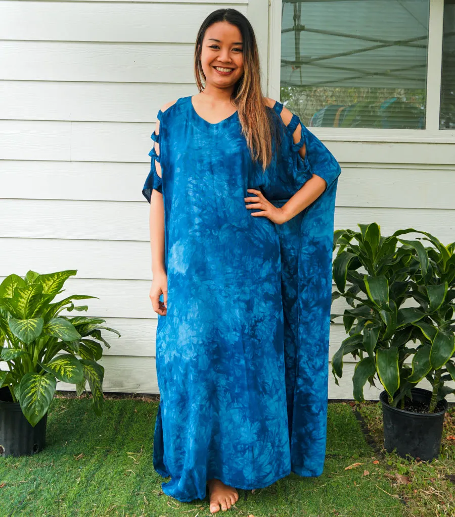 Serene Lagoon Tie Dye Kaftan