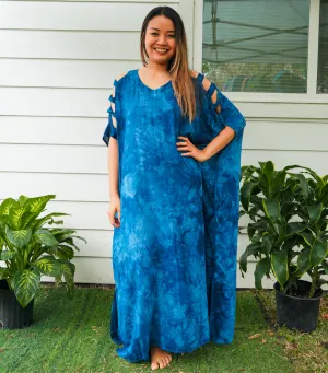 Serene Lagoon Tie Dye Kaftan
