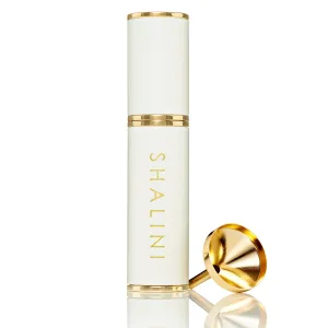 Shalini Parfum | White Lacquer and Gold Plated Travel Spray