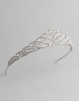 Silver Cubic Zirconia Royal Tiara