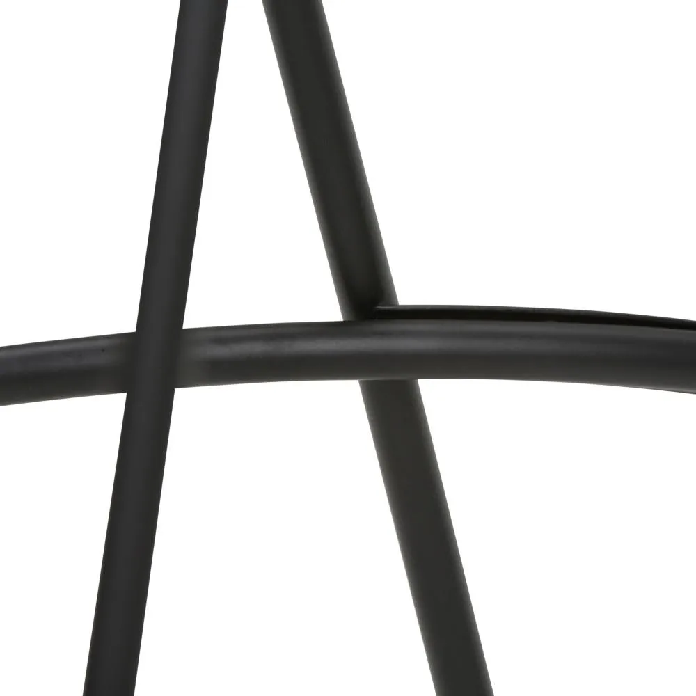 Simeon 26 inch Metal Counter Height Stool with Wood Seat (Set of 2)