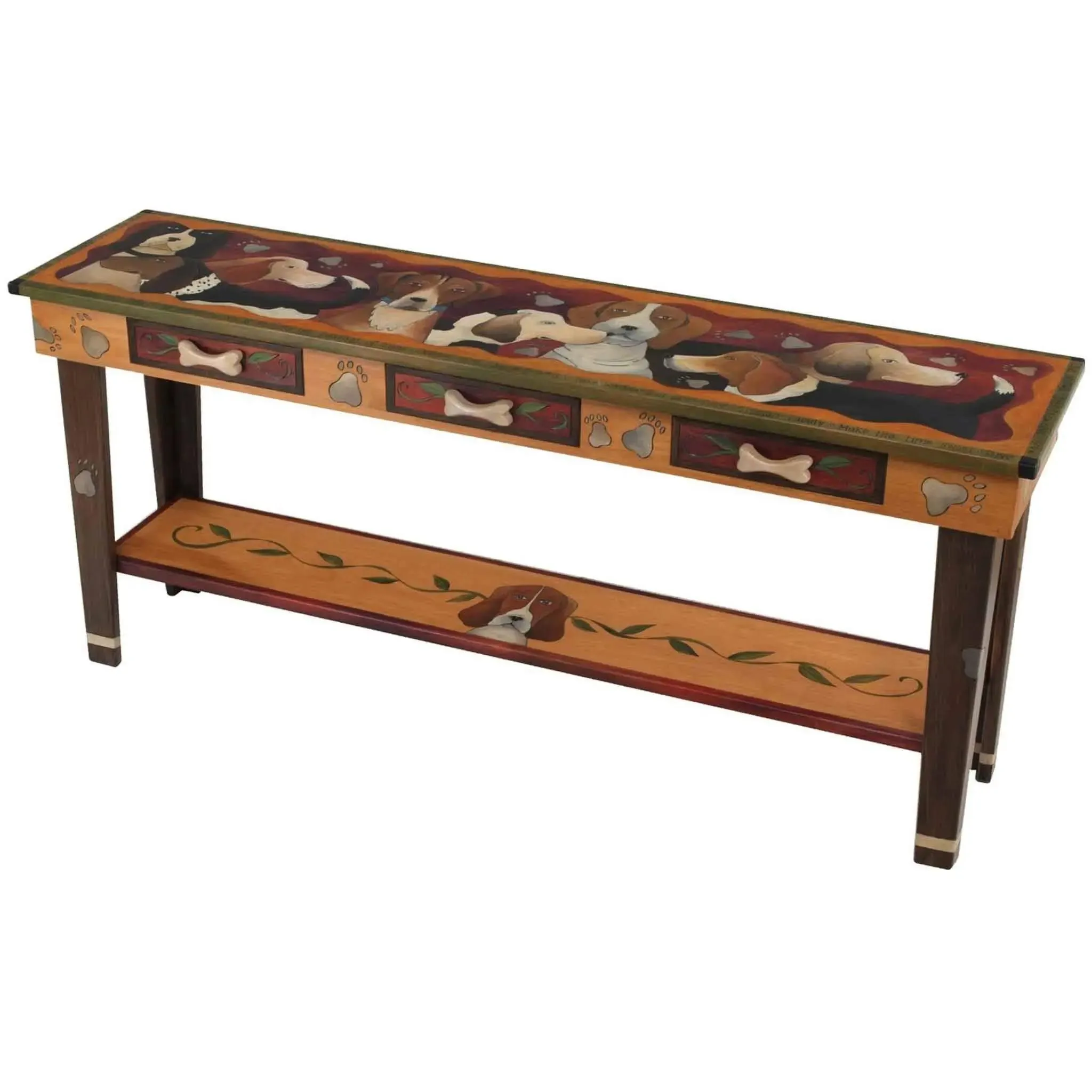 Sofa Table with Three Drawers by Sticks SFA024