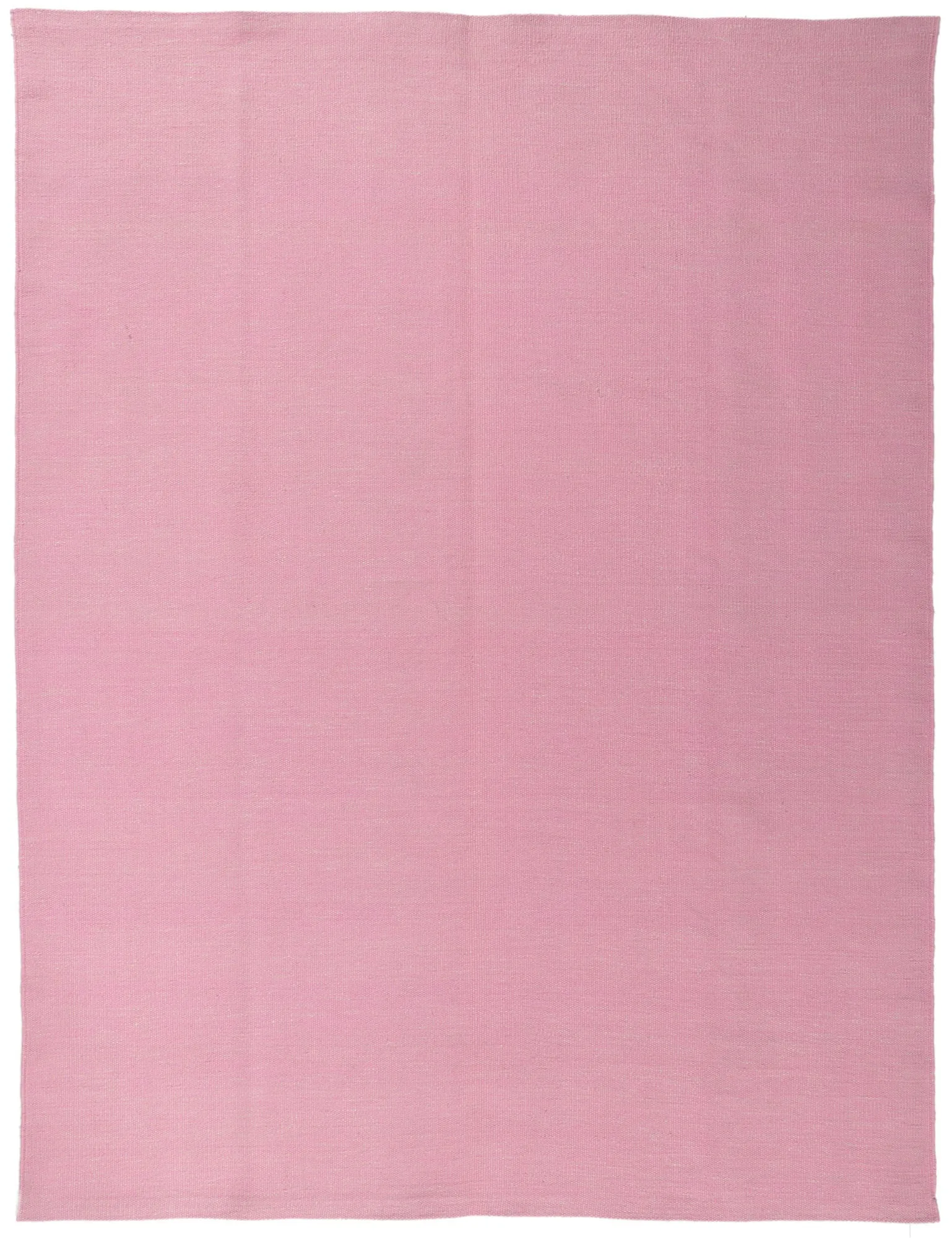 Solid Pink Kilim Rug