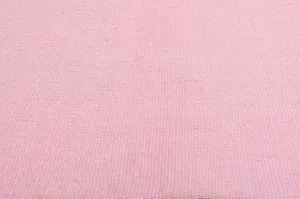 Solid Pink Kilim Rug