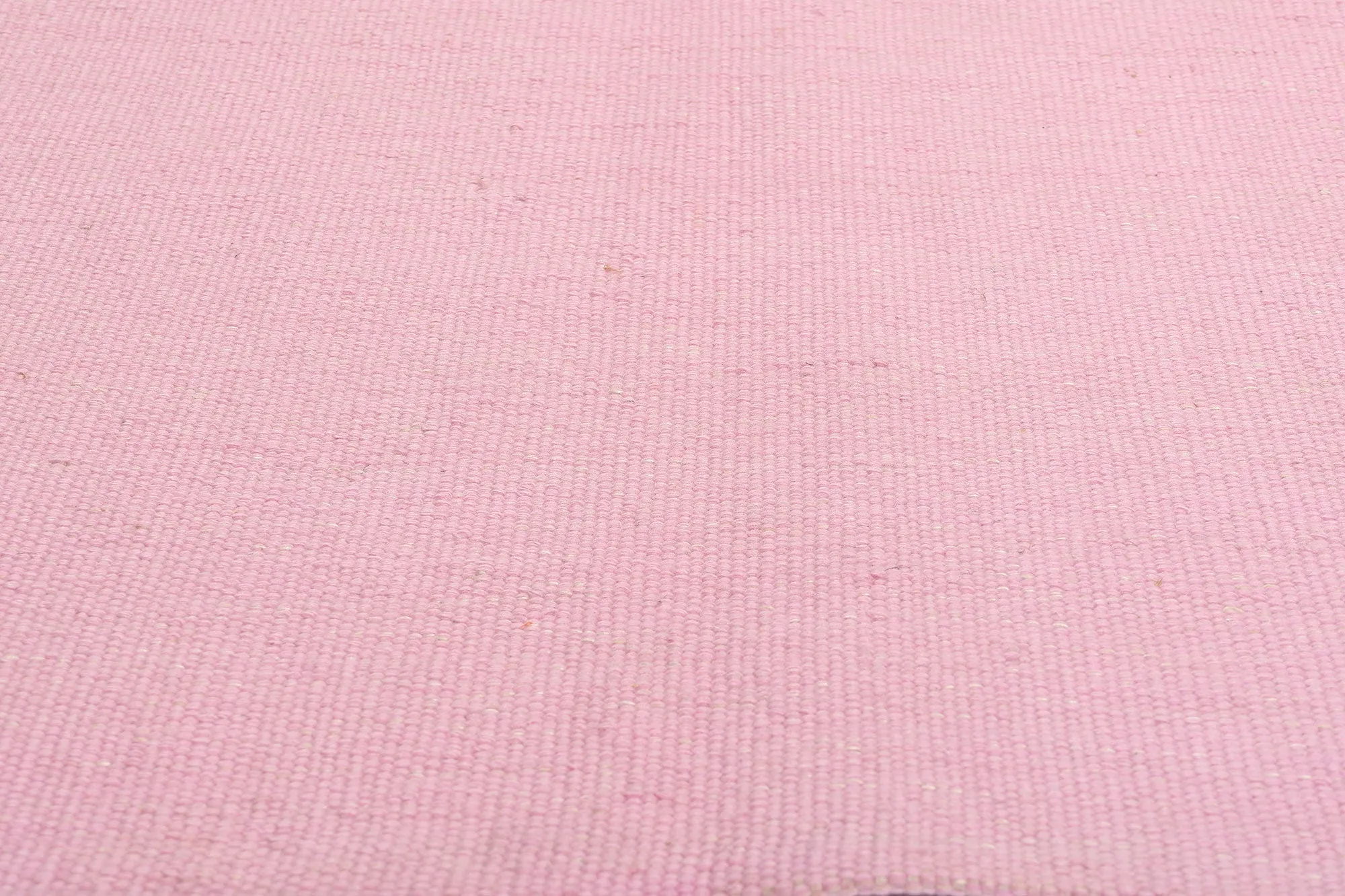 Solid Pink Kilim Rug