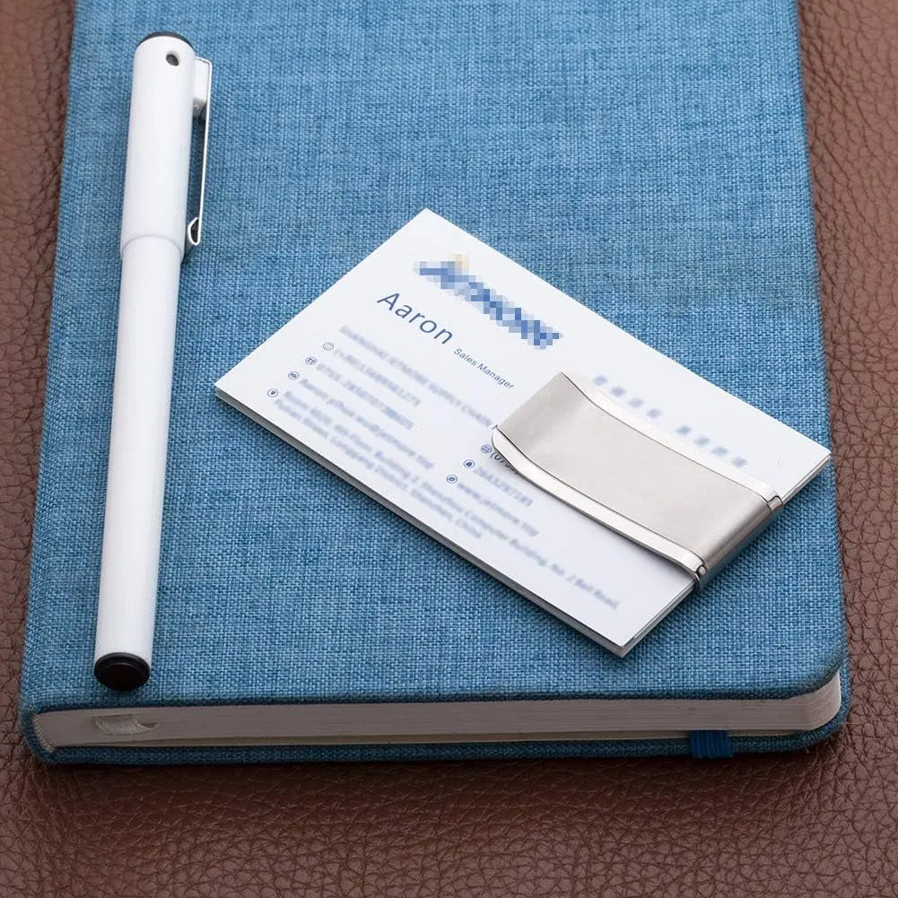 Solid Titanium Money Clip, Minimalist EDC Credit Card Holder