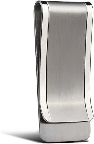 Solid Titanium Money Clip, Minimalist EDC Credit Card Holder