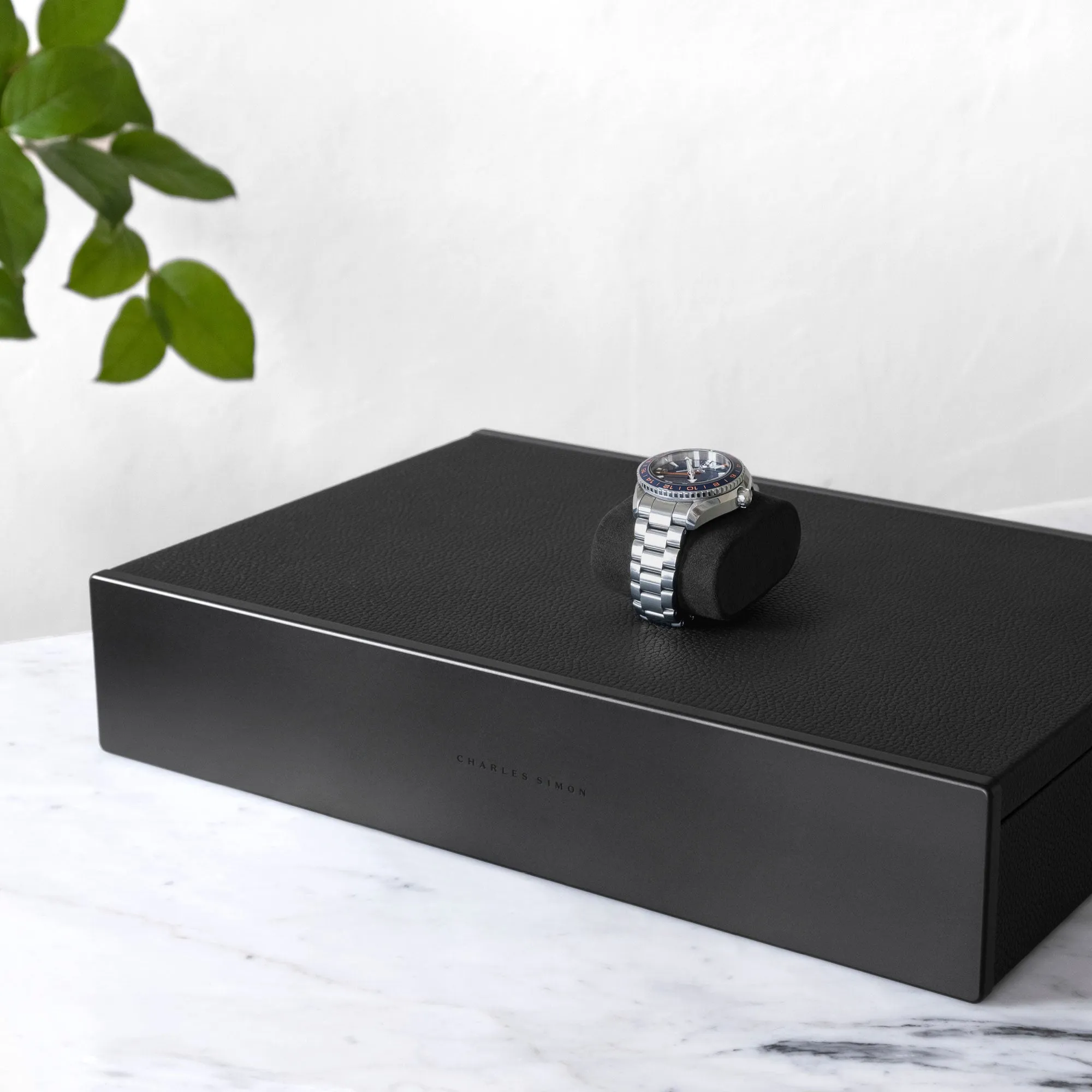 SPENCE 12 WATCH BOX - BLACK / BLACK