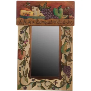 Square Topped Standard Mirror by Sticks MIR051, MIR054-S39186