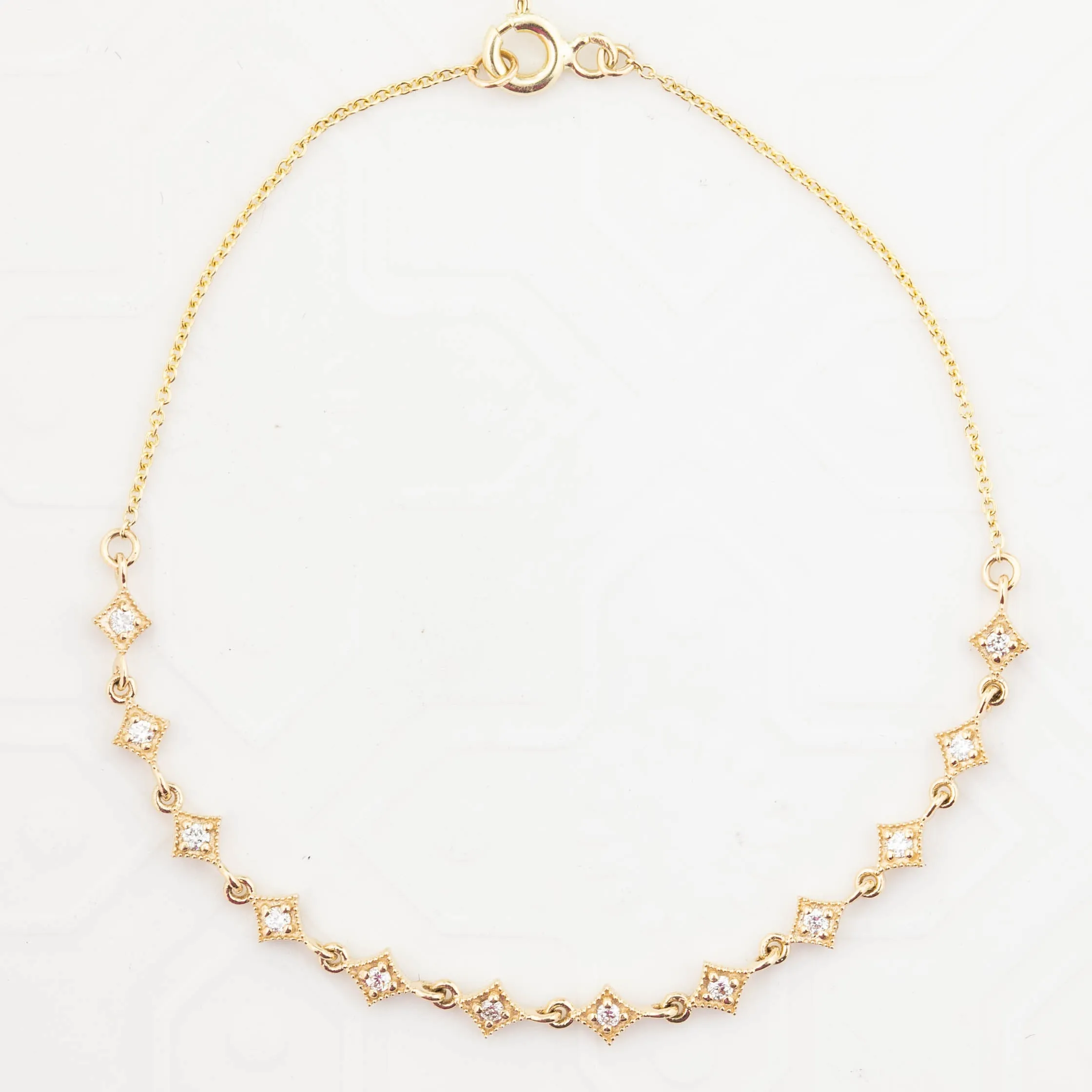 Star Diamond Tennis Bracelet