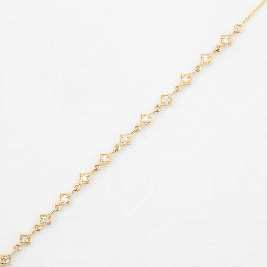 Star Diamond Tennis Bracelet