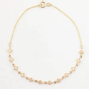 Star Diamond Tennis Bracelet