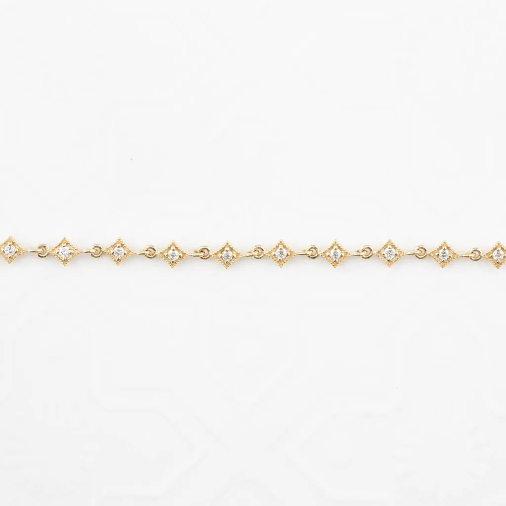 Star Diamond Tennis Bracelet