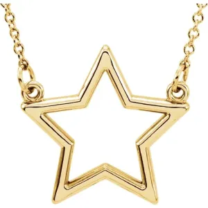 Star Outline Pendant - Special Order