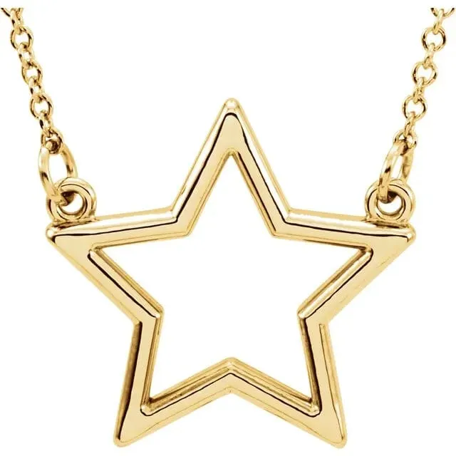 Star Outline Pendant - Special Order