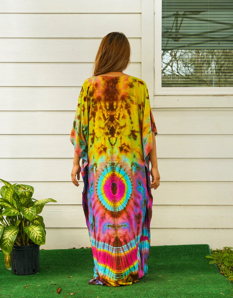 Sunburst Serenity Tie Dye Kaftan