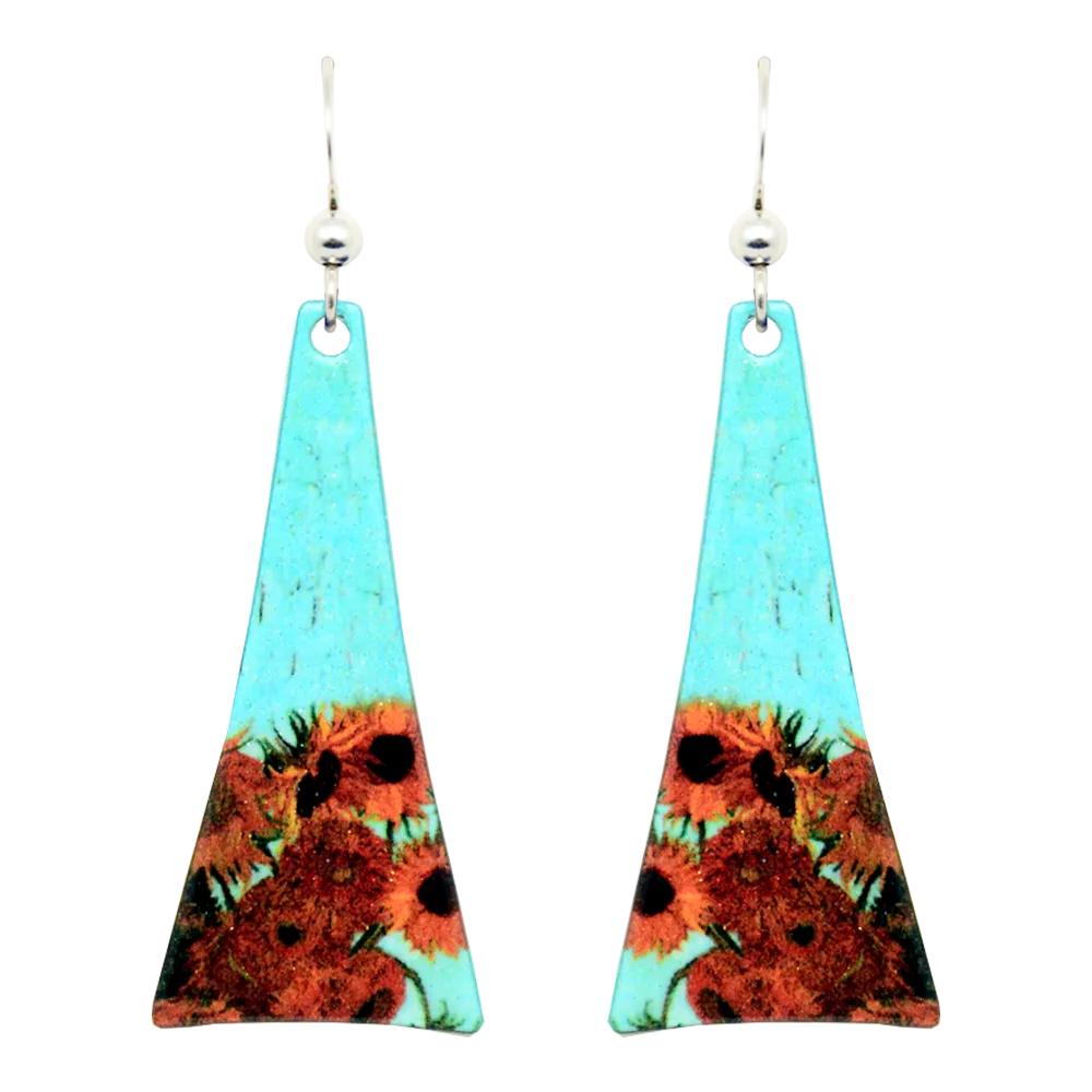 Sunflowers earrings #2014 by d'ears